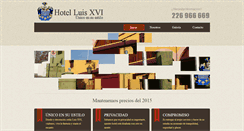 Desktop Screenshot of hotelluisxvi.cl